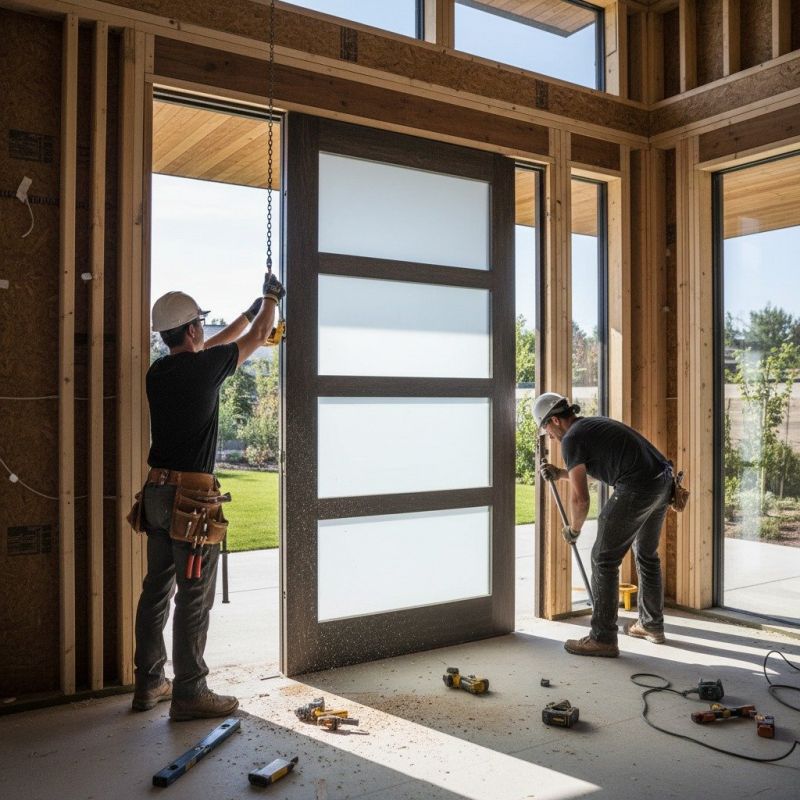 Fiberglass Door Installation