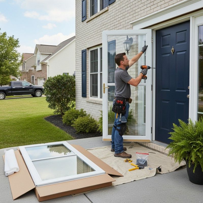 Storm Door Replacement detail